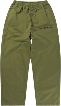 Aries Heren, Broeken, Groen, Maat: XL Katoen