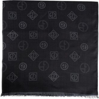 Giorgio Armani Foulard in seta - Nero