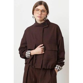 Suncoo trenchcoat donkerbruin