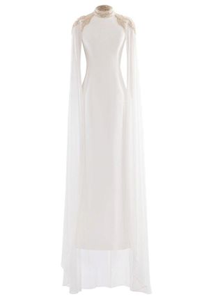 Saiid Kobeisy Embellished Crepe Kaftan