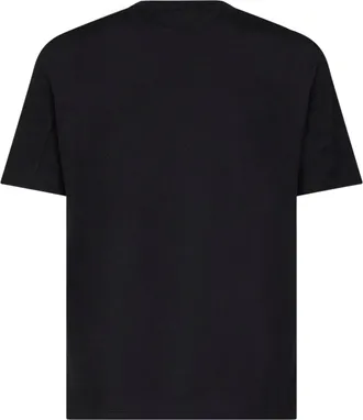 Brunello Cucinelli Mens Crewneck T-Shirt Black Cotton T-Shirts And Polos