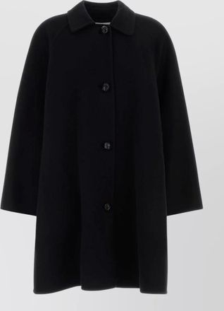The Row wool blend fitted coat