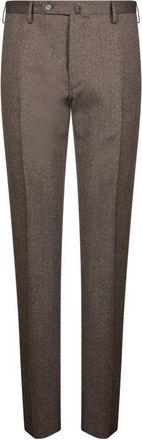 Incotex N35 Slim Fit Broek - Heren - Nette broeken - Beige - S - Leer - Broeken