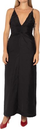 Wynn Hamlyn Aubrey Maxi Dress In Black