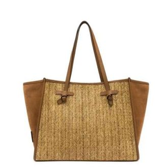 Gianni Chiarini Tote Bags, female, Beige, Size: ONE SIZE Marcella Shopping Bag