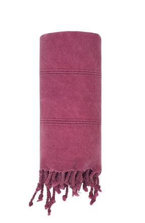 Sunkissed Sand Free Beach Towel - Stonewashed in Marrakesh Wine at Nordstrom