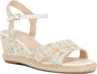 Dune London Womens Ladies Kindal - Reptile Print Wedge Sandal - Green Leather - Size UK 6