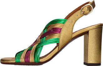 Chie Mihara Beya Sandal - Dames - Sandalen met hakken - Veelkleurig - 37 EU - Leer - Schoenen