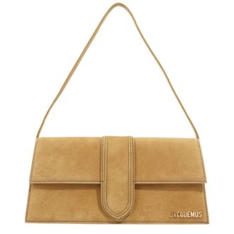 Jacquemus Womens Le Bambino Long Light Khaki Brown Bag Leather - One Size