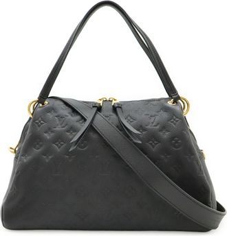 Louis Vuitton Black Noir Monogram Empreinte Leather Handbag Shoulder Bag Tote Bag (Pre-Owned)