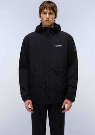 Napapijri Winterjacke NAPAPIJRI TUNDRA, Herren, Gr. S, schwarz (schwarz beauty), Obermaterial: 100% Polyamid, normal, Jacken Winterjacke, Bel&uuml;ftungs&ouml;sen, regula