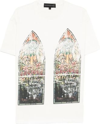 Who Decides War by Ev Bravado T-shirt con stampa - Bianco