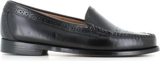 G.H. Bass & Co. Venetian Brogue - Dames - Loafers - Zwart - 39 EU - Leer - Schoenen