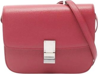 Celine Pre-owned Cross Body Bags, female, Red, Size: ONE SIZE Pre-owned Vintage Crossbody Bag