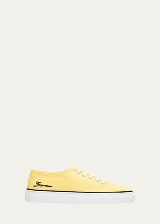 Jacquemus Canvas Low-Top Boat Sneakers