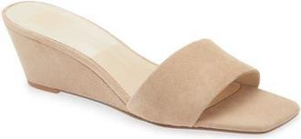 Dolce Vita Qaily Wedge Sandal in Camel Nubuck at Nordstrom, Size 7.5