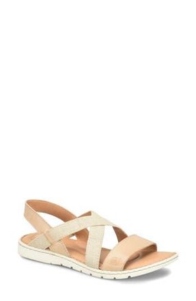 B&oslash;rn Barbe Strappy Sandal in Natural Combo at Nordstrom Rack, Size 11
