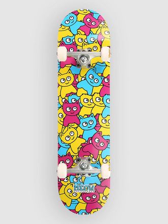 Meow Skateboards Sticker Pile CMYK 7.75 Complete patroon