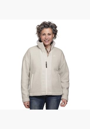 Sch&ouml;ffel Fleecejacke SCH&Ouml;FFEL Fleece Jk Style Kalmor WMS, Damen, Gr. 40, beige (natur), Obermaterial: 100% Polyester. Futter: 100% Polyester, normal, Jacken Fl