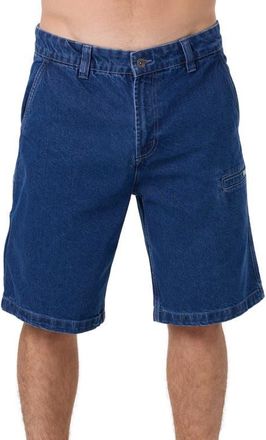 O'Neill OG Dockside Utility Denim Shorts in Medium Indigo Wash at Nordstrom, Size 34