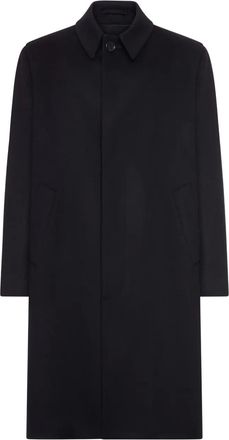 Lardini Cappotto monopetto in cashmere - Nero