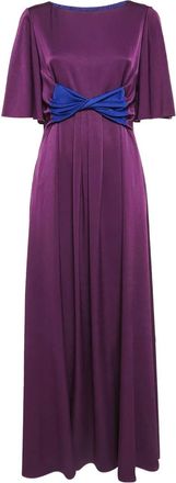 Paule Ka Abito lungo con fiocco - Viola