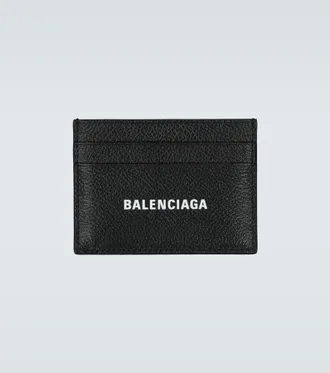 Balenciaga Cash leather card holder