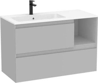 Roca Conjunto Mueble Tenue 1000 2 Cajones + Lavabo Izquierda Stonex Perla.-roca: Dise&ntilde;o, Innovaci&oacute;n Y Calidad