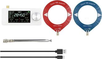 OEM Receptor De Radio Port&aacute;til Si4732 10khz-180mhz Am Fm Sw Mw Vhf Con 3 Antenas De Bolsillo