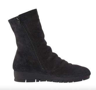 Eric Michael Womens Ren Leather Boot In Black