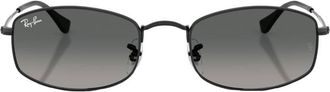 Ray-Ban Grey Gradient Irregular Unisex Sunglasses RB3832 002/71 55