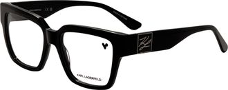 Karl Lagerfeld Womens 53mm Black Eyeglasses KL6196-001-53