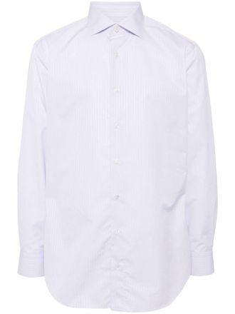 Brioni Camicia gessata - Bianco