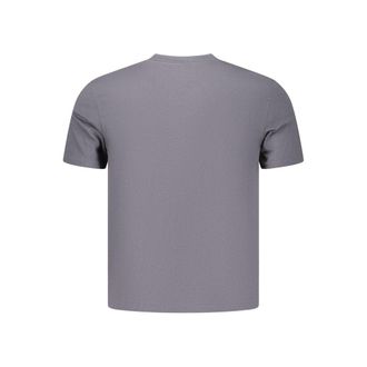 Calvin Klein Cotton Logo Print T-Shirt - Gray