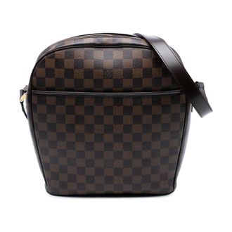Louis Vuitton Pre-owned Checkered Crossbody Bag - Dames - Pre-owned - Bruin - Maat: ONE Size