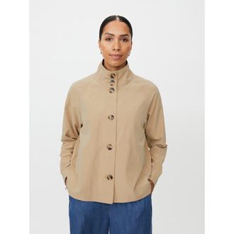Masai MaTynna Funnel Neck Jacket in Incense at Nordstrom, Size Xx-Large