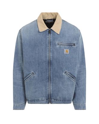 Carhartt Work in Progress OG Detroit Jacket in Heavy Cotton Denim with Corduroy Collar