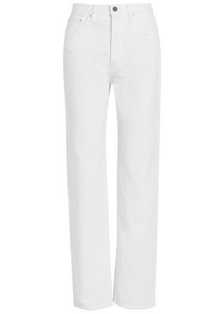 Toteme Classic Cut Straight-leg Jeans - Off White - 27 (W27 / UK8-10 / S)