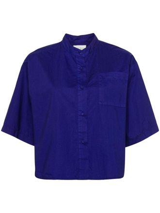Forte_Forte Camicia crop - Viola