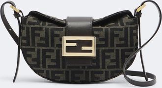 Fendi Croissant FF Zucca shoulder bag