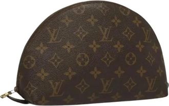 Louis Vuitton Pre-owned Clutches, female, Brown, Size: ONE SIZE Pre-owned Canvas Pouch