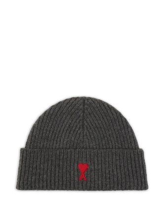 Ami Beanie With Red Ami de Coeur