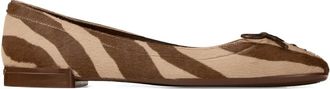 Jimmy Choo London Ballerine Scarlett zebrate - Marrone