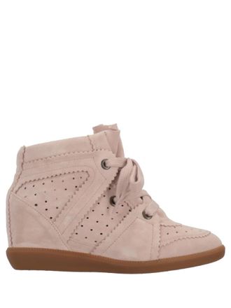 Isabel Marant Pink Lace Up Sneakers