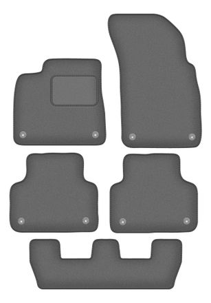 OEM Alfombrillas De Grafito Para Audi Q7 Ii 7 Plazas (2017-)