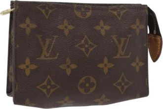 Louis Vuitton Pre-owned Clutches, female, Brown, Size: ONE SIZE Pre-owned Vintage Canvas Clutch