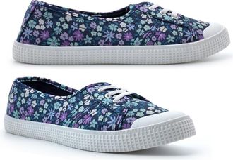 Generic Ladies Low Tops Size 3 Ladies Canvas Shoes Size 8 Womens Plimsolls Womens Pump Canvas Shoes Plimsoll Pumps Pump Cushioned Trainer Plimsolls Slip On Tr