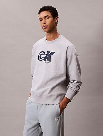 Calvin Klein Sudadera Holgada Con Logo Y Gr&aacute;fico