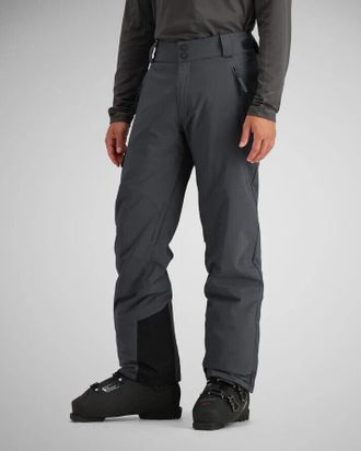Obermeyer Mens Obermeyer Alpinist Snow Pants Ebony Stretch Waterproof Insulated JDM823