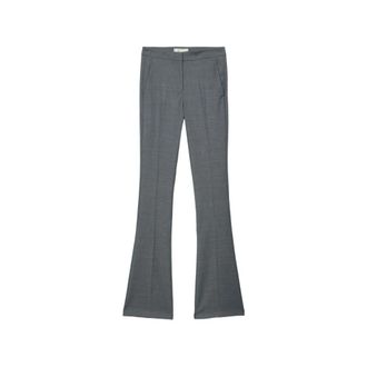 Blumarine Pantalones ajustados acampanados - Trousers - Mujer - Gris - S